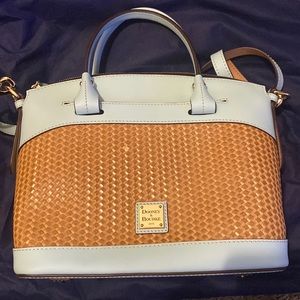 Dooney & Bourke Light Blue Wooven Purse